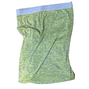 Alexander Wang Womens Skirt Small Yellow Gray Knit Mini Elastic‎ Waist Casual